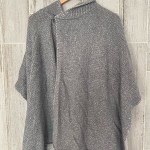 TNA wrap knit sweater